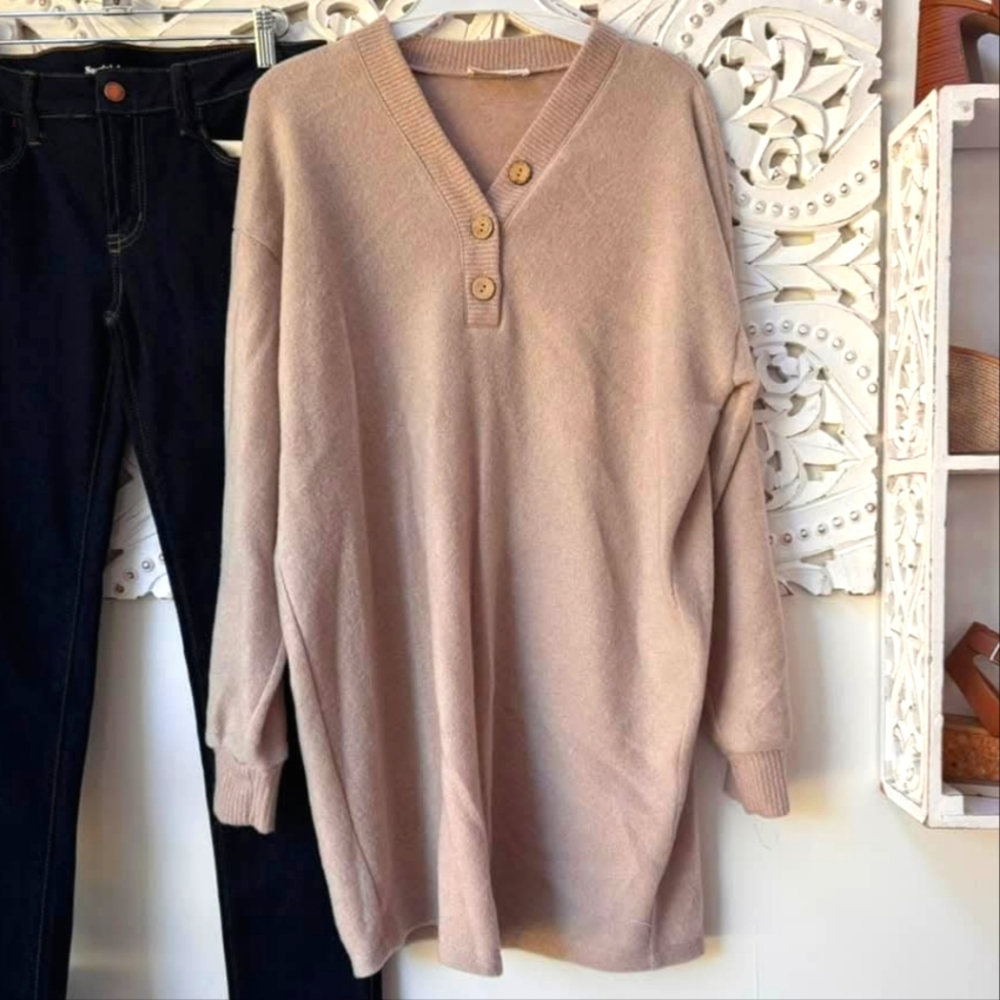 Fleece Sweater Dress/Tunic